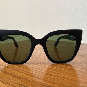 Toms Sydney Matte Black Cat eye Sunglasses